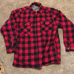 Men’s fleece lined flannel